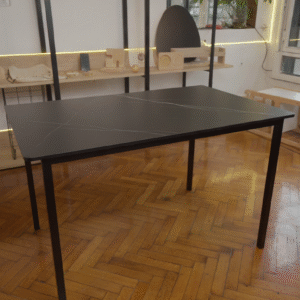 Comedor Marmol Simil - Negro