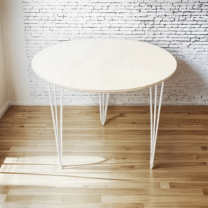 Mesa Redonda Blanca